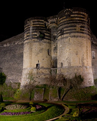 Le Chateau d'Angers de nuit (5)