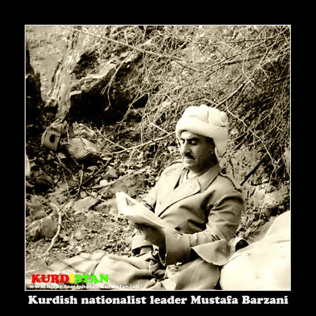 Kurdish nationalist leader Mustafa Barzani