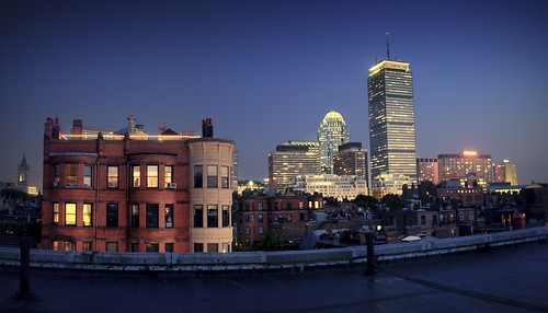 Boston Back Bay from a Roof Deck by Werner's World