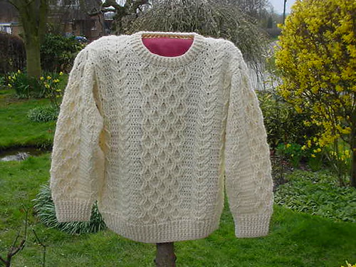 Aran sweater | by crochetblue