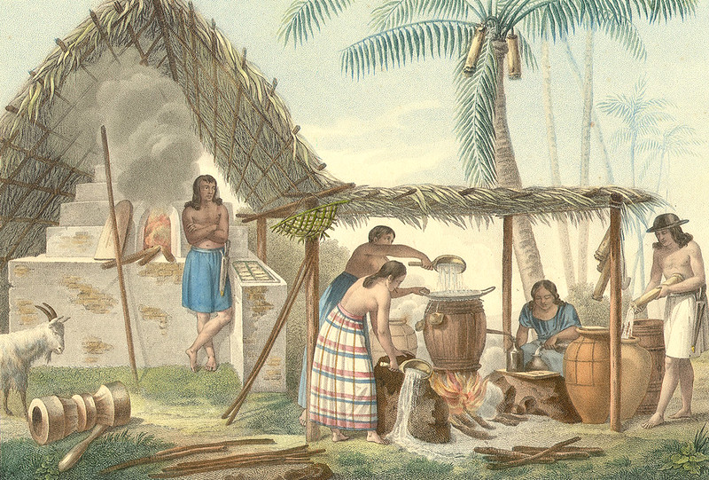 Distillery Sight on Guam. J. A. Pellion, 1824. From Freycinet’s Voyage Autour de Monde (Paris, 1824).

J. A. Pellion/Guam Public Library System
