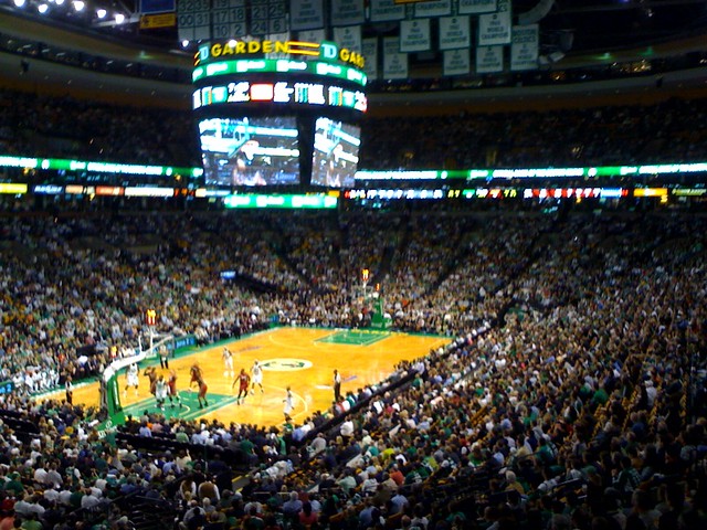 Basketball Playoffs 2010: Boston Celtics host Miami Heat at the TD Garden, 20 April 2010