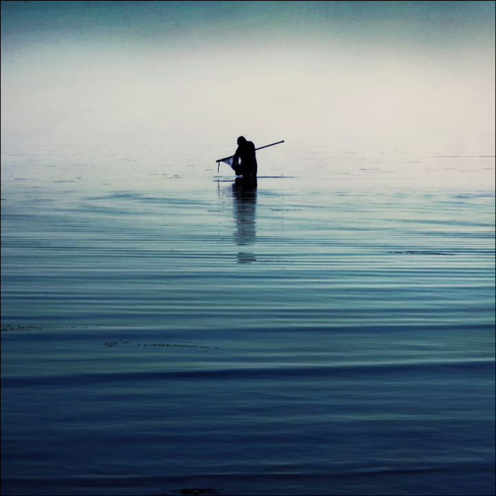 A lone fisherman