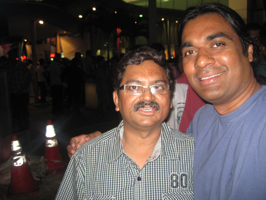 With Nitin Pradhan of Dainik Jagran | Kiruba Shankar | Flickr