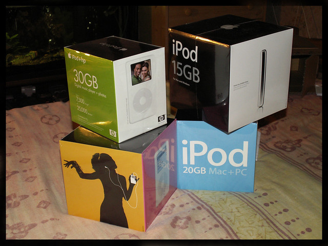 Sealed iPods