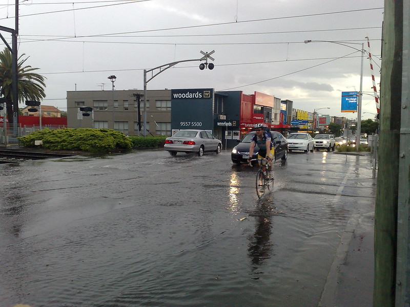 Aftermath of the rain in Bentleigh