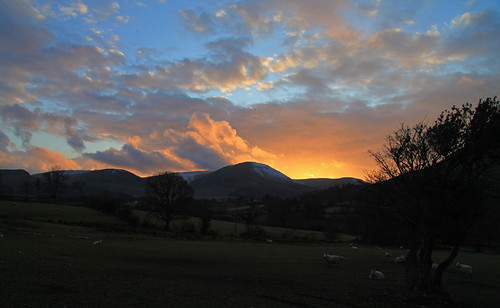 Sunset clouds Loweswater by lakeslover2010