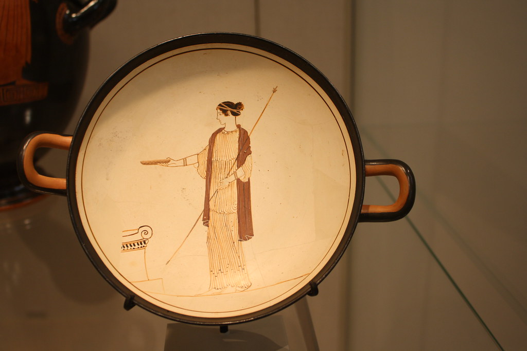 An Exceptional and Important Attic Red-figure White-ground Kylix Attributed to the Villa Giullia Painter