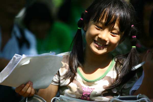 ค่าย “ชวนน้องสนุกกลางทุ่ง คุยฟุ้งเกษตรอินทรีย์” ให้เด็กไทยภาคภูมิใจในข้าวไทย -- วันที่ 1
