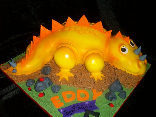 3D Dino Birthday Cake