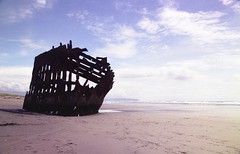 The wreck of the Peter Iredale