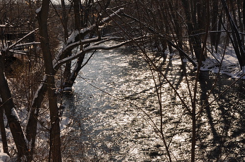 winter water river outdoors sunny rockfordicefestival