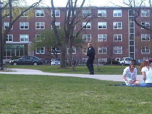 Lounging on the Quad