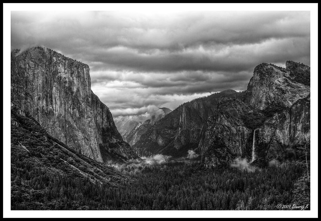 Storm in Yosemite valley - HDR