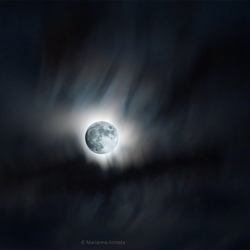 moon + clouds by marianna armata