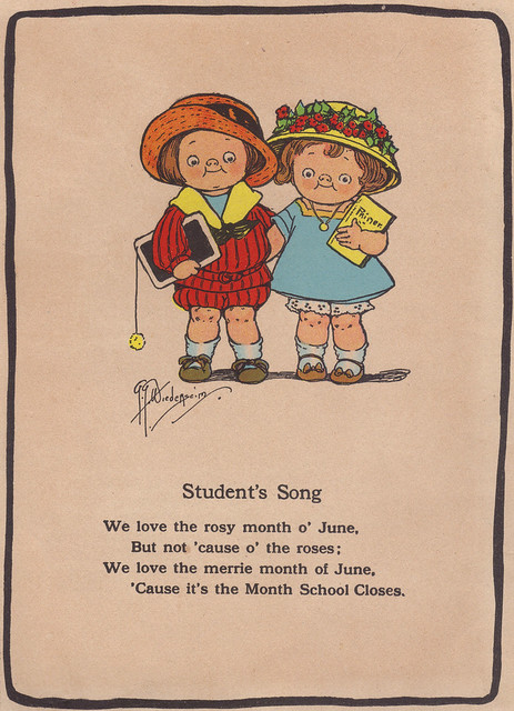 Student's Song illustrated by Grace G. Wiederseim