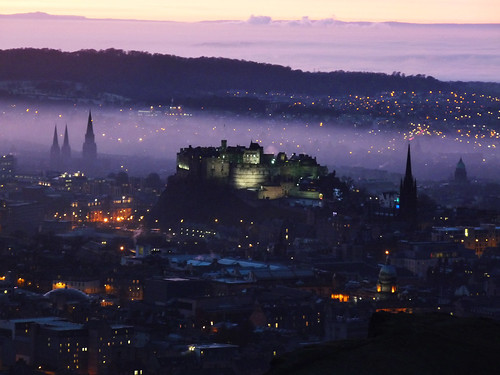 Hazy Twilight over Edinburgh by SMHutch Photography