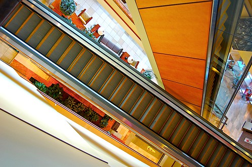 colors architecture escalators albanyny mallarchitecture commercialarchitecture wolfroad verticaltransportation edbrodzinsky coloniemall