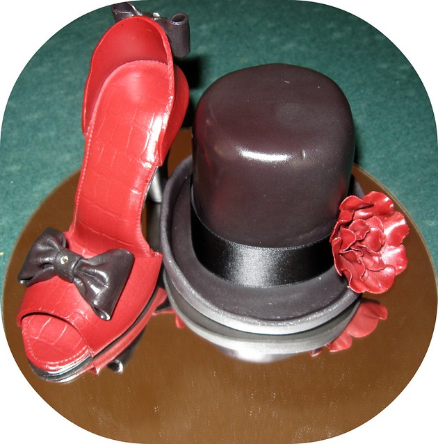 Hat and Heel Cake Topper