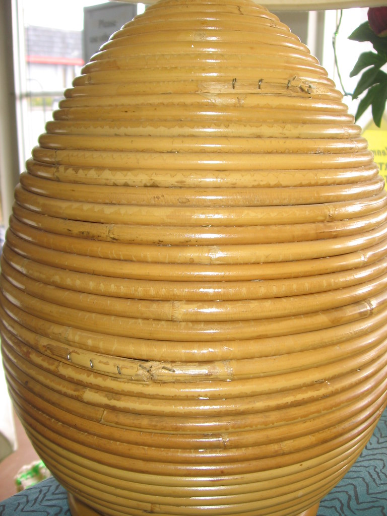 SOLD: Vintage beehive rattan lamps | seattle.craigslist ...