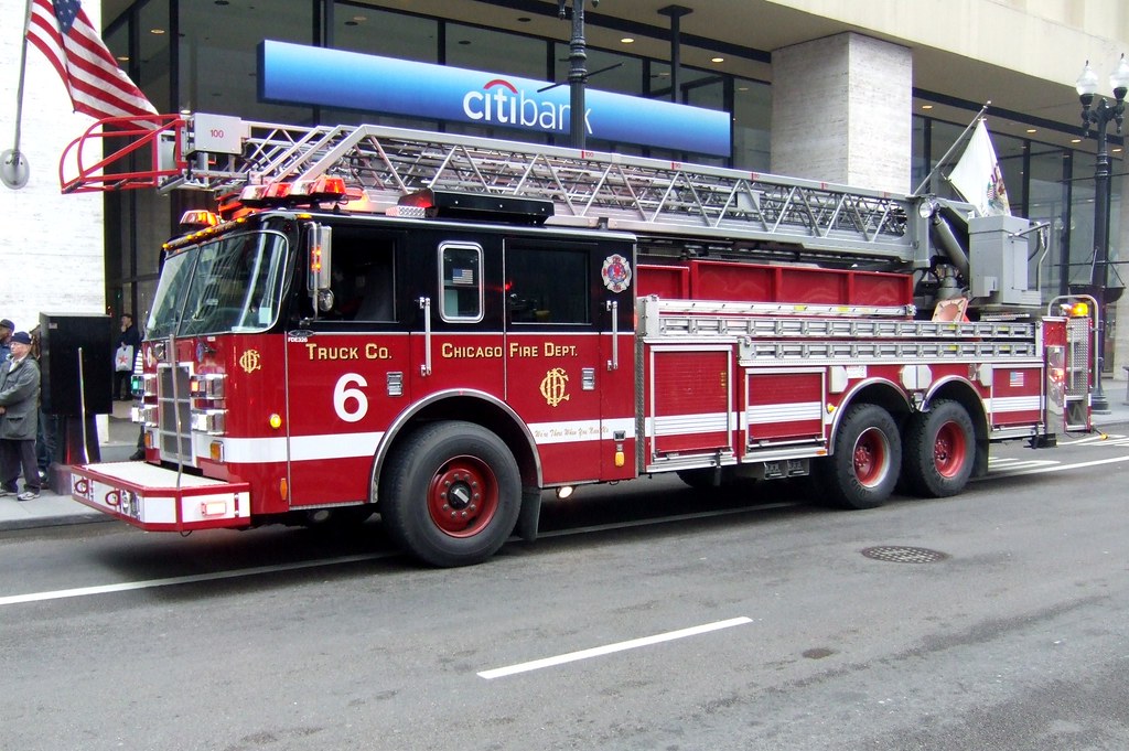 Chicago Fire Ladder Trucks