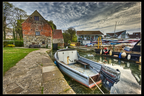 Christchurch Harbour and The Old Mill by Photogriffo