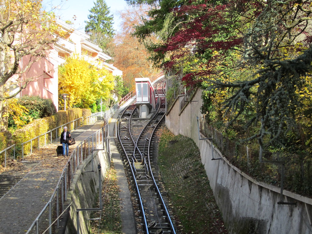 Seilbahn Rigiblick - Funicular Rigiblick in Zurich