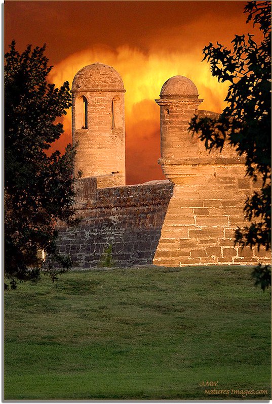Castillo de San Marcos San Pablo Bastion, St. Augustine, FL. by JMW Natures Images