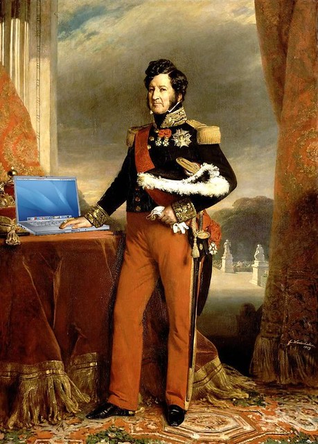 Louis Philippe, King of the French, Posting to His Blog, after Franz Xaver Winterhalter