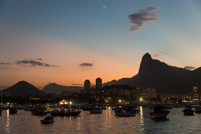 Twilight @Mureta da Urca , Rio de Janeiro, Brazil