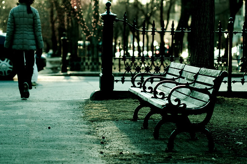 Park bench. by ian.poley