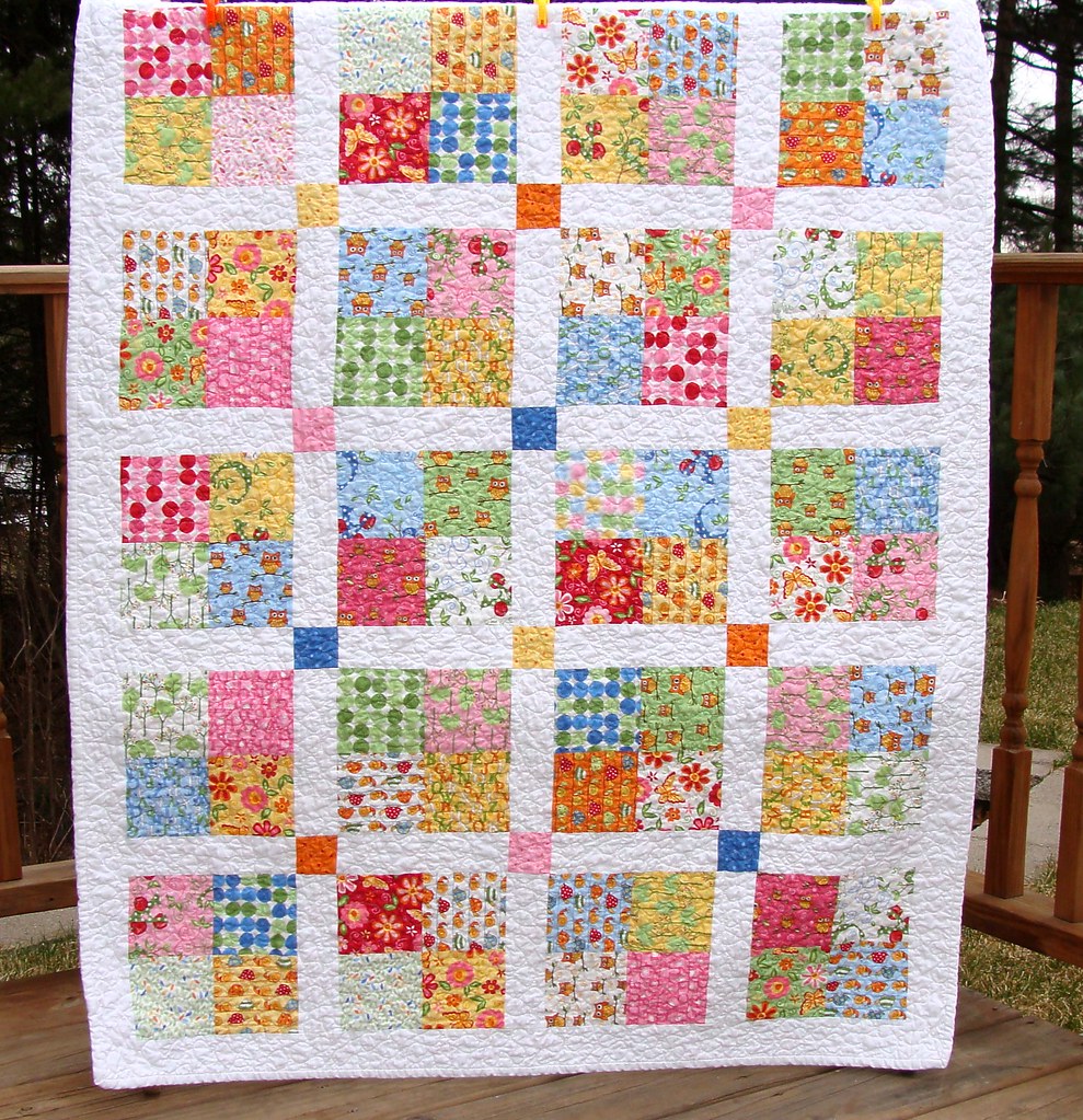 Darling Love U baby quilt | I Especially Love the little owl… | Flickr