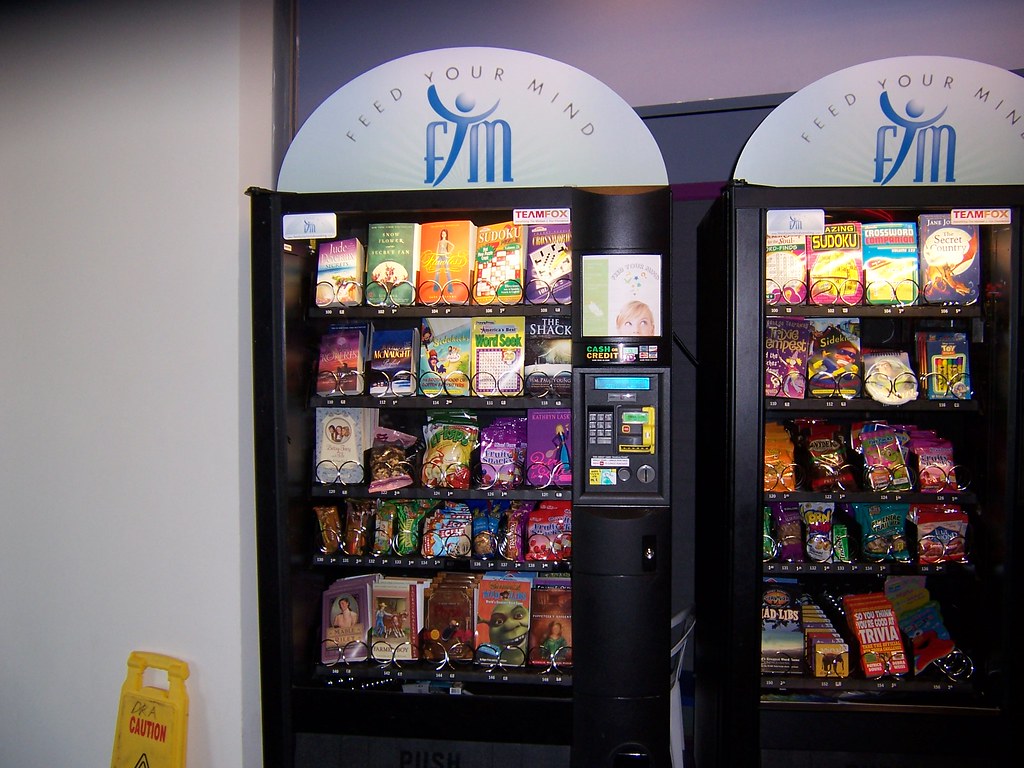 Feed Your Mind | Book vending machine near the Space ...