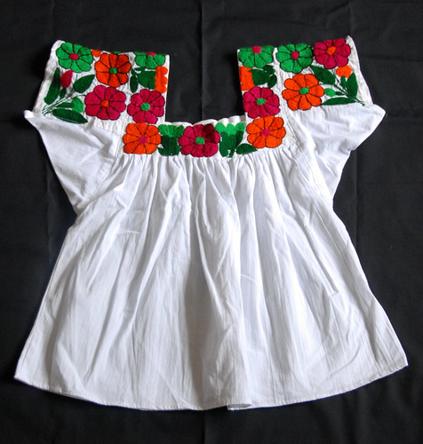 Nahua blouse Mexico | This hand embroidered blouse comes fro… | Flickr