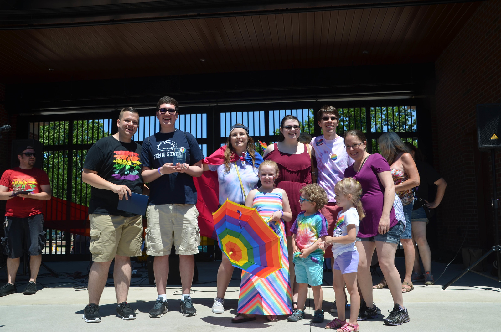 Alex with members of Trigon: Trigon – Founded around December of 1992, when Penn State Behrend’s student government unanimously approved making this an official student organization, this group has hosted many events, including regional Gay Straight Allia