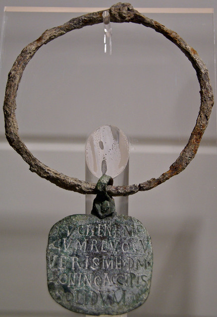 Collar d'esclau, Museo Nazionale Romano nelle Terme di Diocleziano, Roma