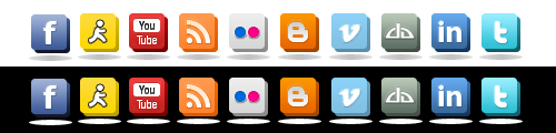 Social Media Icons by IAMYUNG
