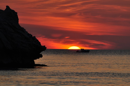 sunset sun boat fisherman barca tramonto foto sole pescatore terrasini mywinners
