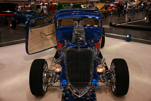 1934 Ford Model 40B Coupe with a Chrysler Hemi 426 V8 on Mickey Thompson Sportsman Pro