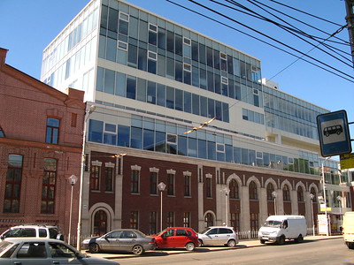 retro-modern office building