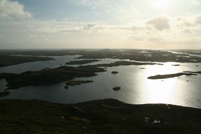 View from Little Eaval- North Uist, Western Isles, Scotland