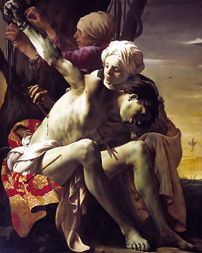 Hendrick ter Brugghen St Sebastion and Irene 1588-1629