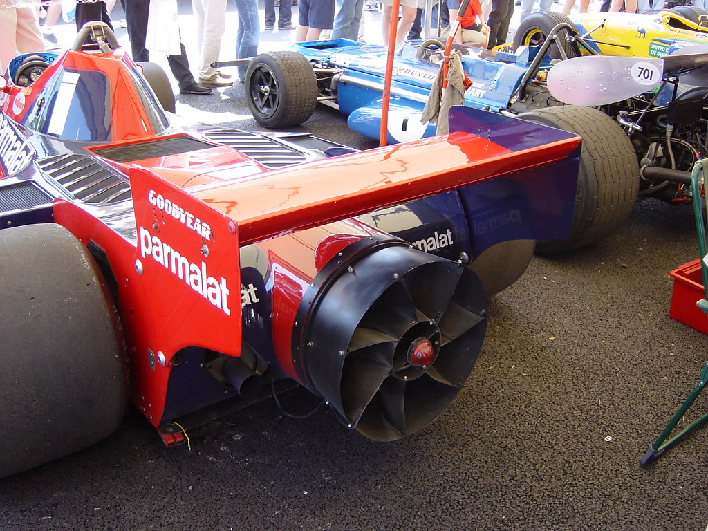 Brabham Fan Car, The controversial fan. It's for cooling. …