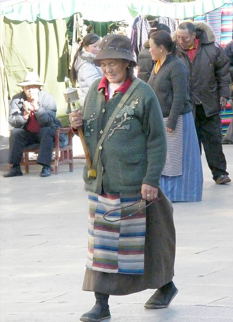 Typical Woman Tibetan Fashion