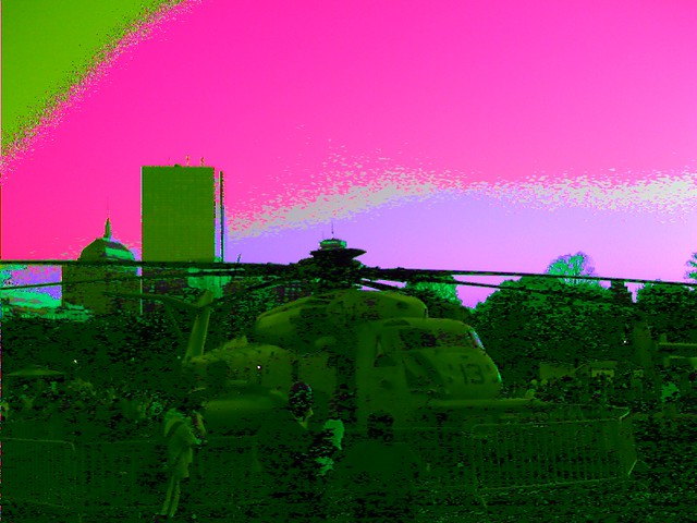 Marine Week Boston, 2010: Sikorsky CH-53E Super Stallion garbled camera shot: 