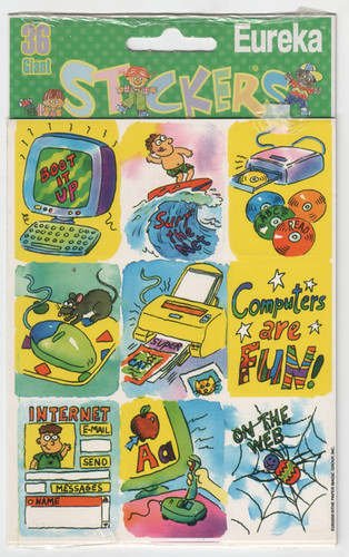 1990's Computer / Internet stickers! | Sarah found these awe… | Flickr