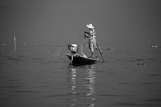 Fishing at Inle lake