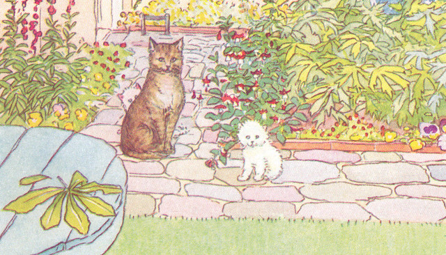 Sweet garden kitties ill by L. Leslie Brooke