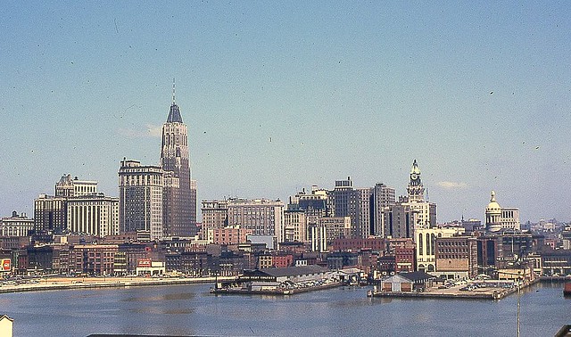 Baltimore - 1950's - vw fm Federal Hill