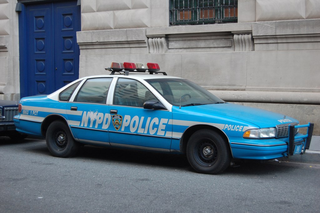 An old NYPD blue car. 